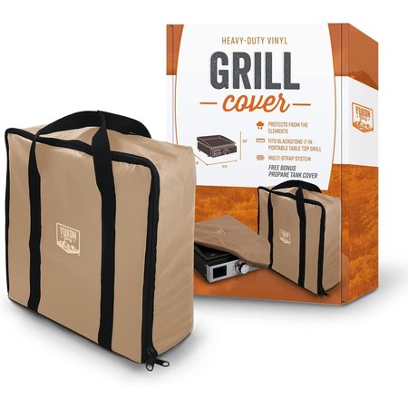 YUKON GLORY 17 in. Griddle Cover and Carrier TAN YG-505T
